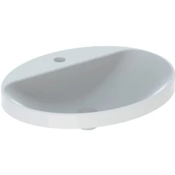 Geberit VariForm 60x48 Cm Oval Tezgah Üstü Lavabo - 500.726.01.2