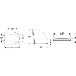 Geberit iCon Klozet Kapağı - 500.835.01.1
