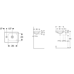 Geberit iCon Light 38x28 Cm Lavabo - 501.831.00.1