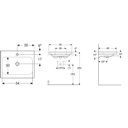 Geberit iCon Light 60x48 Cm Çanak Lavabo - 501.847.00.5