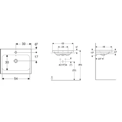 Geberit iCon Light 60x48 Cm Çanak Lavabo - 501.847.JT.1