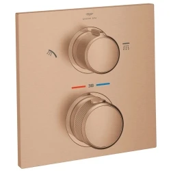 Grohe 2 Yönlü Yön Değiştirici Rose Gold Duş Başlığı-El Duşu İçin Allure Yeni Termostat - 29181DL2 Hemen Al