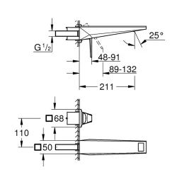 Grohe Allure Brilliant Private Collection İki Delikli Lavabo Bataryası - 29519AL0 Hemen Al