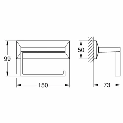 Grohe Allure Brilliant Tuvalet Kağıtlığı - 40898000 Hemen Al