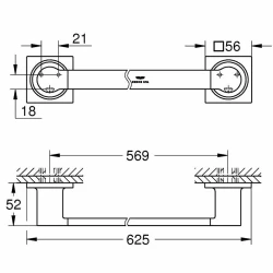 Grohe Allure Bronz Havluluk - 40341GN1 Hemen Al