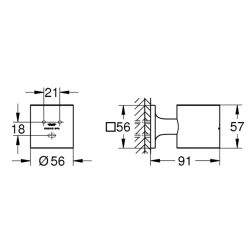 Grohe Allure New Sabunluk Tutacağı - 40278001