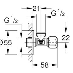 Grohe Angle Valves Neutral Handle Ara Musluk - 22025000 Hemen Al