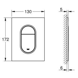 Grohe Arena Cosmopolitan Kumanda Paneli - 37624000 Hemen Al