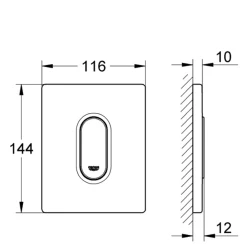 Grohe Arena Cosmopolitan Kumanda Paneli - 38857000 Hemen Al