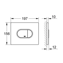 Grohe Arena Cosmopolitan Kumanda Paneli - 38858000