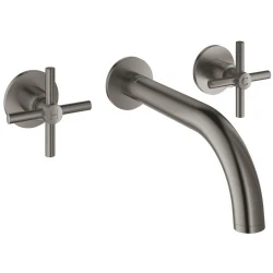 Grohe Atrio New Classic 3 Delikli Nikel Lavabo Bataryası - 20661AL0