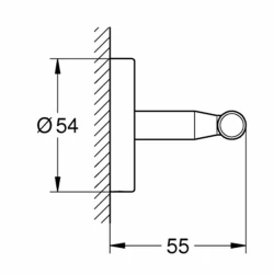 Grohe BauCosmopolitan Neutral Havlu-Bornoz Askılığı - 40461001