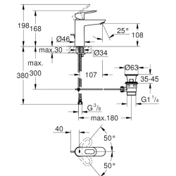 Grohe BauLoop Tek Kumandalı Lavabo Bataryası - 23762000 Hemen Al