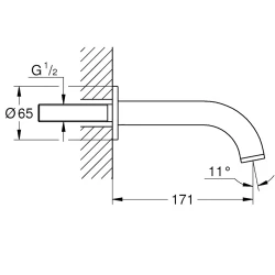 Grohe Çıkış Ucu Atrio - 13139003 Hemen Al