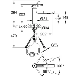 Grohe Concetto New Tek Kumandalı Eviye Bataryası - 30273001 Hemen Al