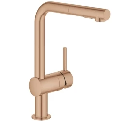 Grohe Concetto New Tek Kumandalı Rose Gold Eviye Bataryası - 30274DL0