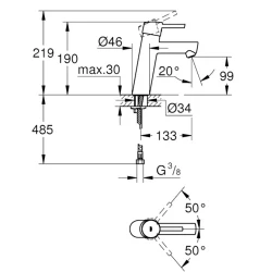 Grohe Concetto new Tek Kumandalı Lavabo Bataryası - 23451001 Hemen Al