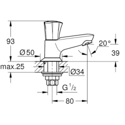 Grohe Costa L Lavabo Musluğu - 20404001 Hemen Al