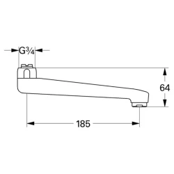 Grohe Döküm Döner Çıkış Ucu - 13430000 Hemen Al