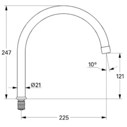 Grohe Döner Boru Çıkış Ucu - 13049000