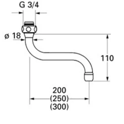 Grohe Döner Boru Çıkış Ucu - 13084000