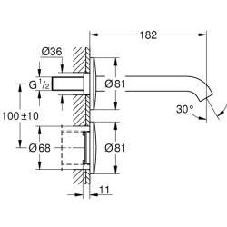 Grohe Skate Cosmopolitan Kumanda Paneli - 37535P00