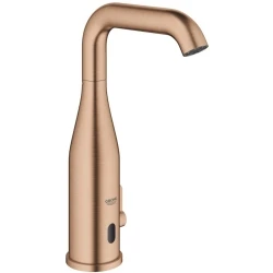 Grohe Essence E Çift Su Girişli Ayarlanabilir Sıcaklık Sınırlayıcısı Fotoselli Rose Gold Lavabo Bataryası - 36445DL0 Hemen Al