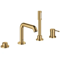 Grohe Essence New Dört Delikli Altın Küvet Bataryası - 25251GL1