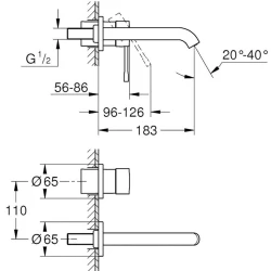 Grohe Essence New İki Delikli Altın Ankastre Lavabo Bataryası - 19408GN1 Hemen Al