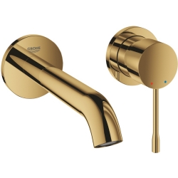 Grohe Essence New İki Delikli Altın Ankastre Lavabo Bataryası - 29192GL1