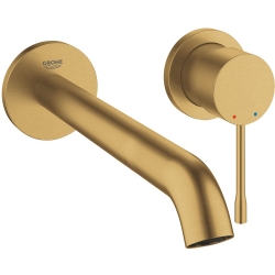 Grohe Essence New İki Delikli Altın Ankastre Lavabo Bataryası - 29193GN1