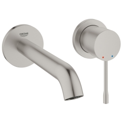 Grohe Essence New İki Delikli Mat Krom Ankastre Lavabo Bataryası - 29192DC1