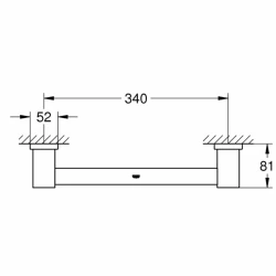 Grohe Essentials Cube New Banyo Tutamağı - 40514DC1