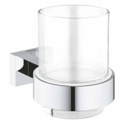 Grohe Essentials Cube New Tutamaçlı Cam Fırçalık - 40755001