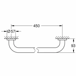 Grohe Essentials New Banyo Tutamağı - 40794001 Hemen Al