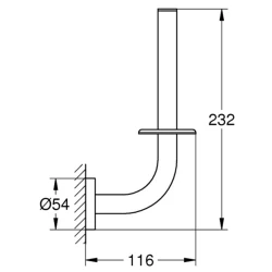 Grohe Essentials New Rose Yedek Tuvalet Kağıtlığı - 40385DL1