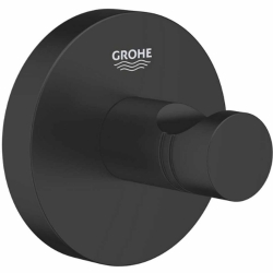 Grohe Essentials Siyah Havlu-Bornoz Askılığı - 1024602430