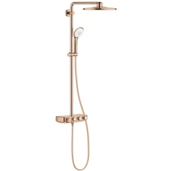 Grohe Euphoria SmartControl System Duvara Monte Termostatik Rose Gold Bataryalı Duş Sistemi - 26507DA0