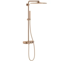 Grohe Euphoria SmartControl System Duvara Monte Termostatik Rose Gold Bataryalı Duş Sistemi - 26508DL0