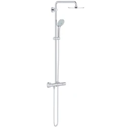 Grohe Euphoria System Duvara Monte Termostatik Bataryalı Duş Sistemi - 26383000