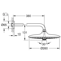 Grohe Euphoria Tepe Duşu Seti - 26458000