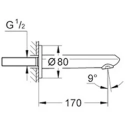 Grohe Eurodisc Cosmopolitan Çıkış Ucu - 13278002