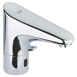 Grohe Europlus E Çift Su Girişli Ayarlanabilir Sıcaklık Sınırlayıcısı Fotoselli Lavabo Bataryası - 36015001 Hemen Al