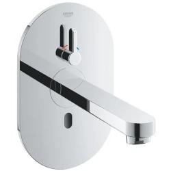 Grohe Eurosmart CE Çift Su Girişli Ayarlanabilir Sıcaklık Sınırlayıcısı Fotoselli Lavabo Bataryası - 36315000