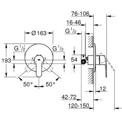 Grohe Eurostyle Cosmopolitan Tek Kumandalı Duş Bataryası - 33635002 Hemen Al