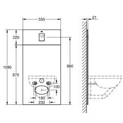 Grohe Gömme Rezervuar Cam Panel - 39374LS0 Hemen Al