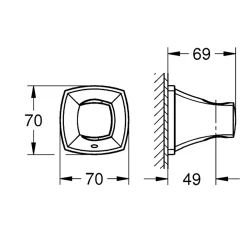 Grohe Grandera Altın-Krom El Duşu Askısı - 26896IG0 Hemen Al