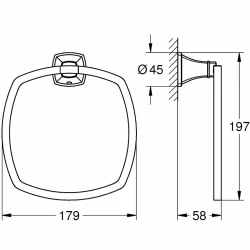 Grohe Grandera Altın Halka Havluluk - 40929IG0