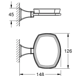 Grohe Grandera Seramik Sabunluk Ve Tutacağı - 40923000