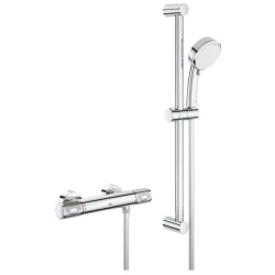 Grohe Grohtherm 1000 Performance Termostatik Duş Bataryası / Duş Seti Dahil - 34834000 Hemen Al